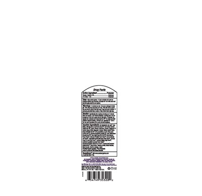 image of bottle back label - AV3532001 Lavender Lotion SPF15 back label